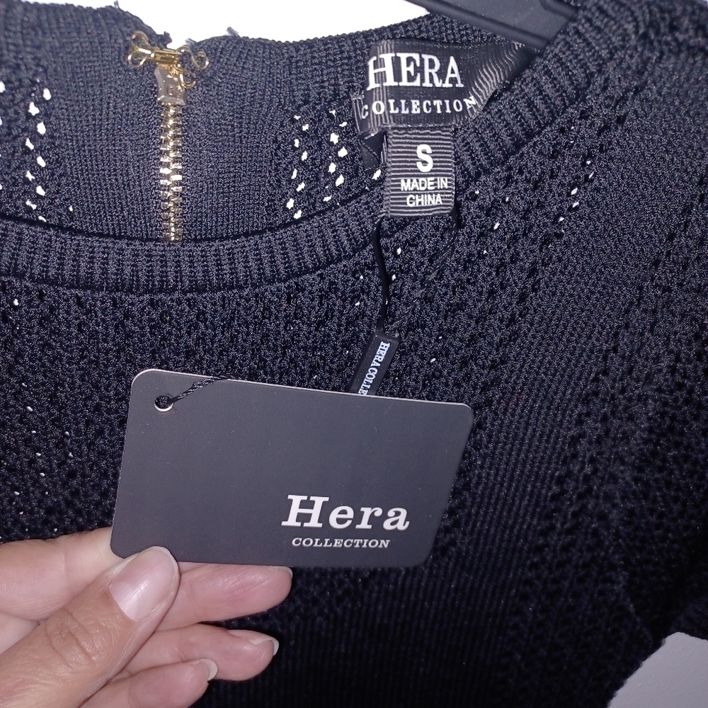 Hera Collection- Black - 1 Piece - Short Jumpsuit- W Sz Small - Picture 2 of 8